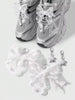 ROMWE Kawaii 4pcs/Set Chic Minimalist Versatile Highly Attractive White Mesh Embroidered Lace Bow Decor CCB Star Shoe Clips Accessory Combination, Suitable For Women And Girls, Holiday Gift